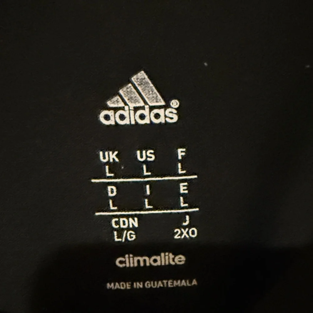 Adidas Black and Red D.C. United Climate Tee